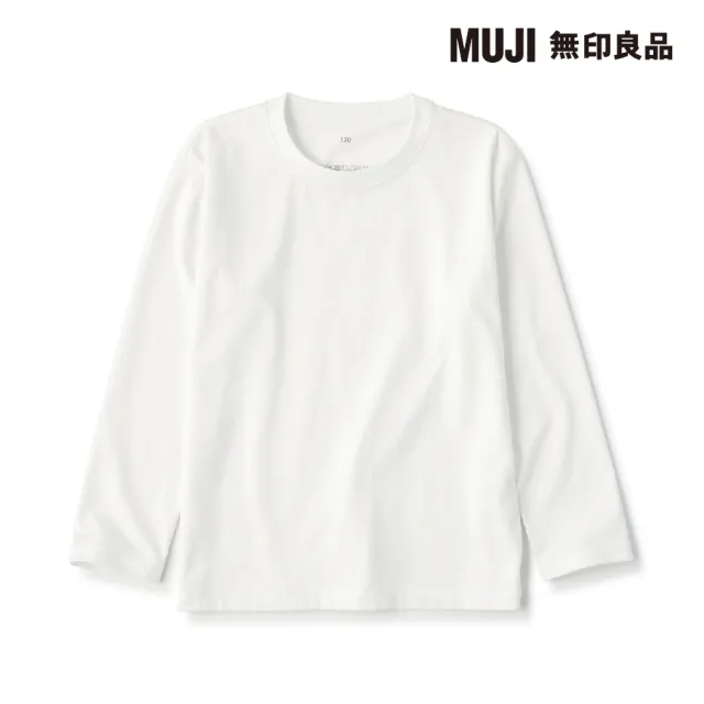 【MUJI 無印良品】兒童圓領長袖T恤(共6色)