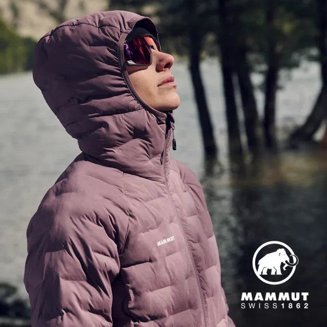 【Mammut 長毛象官方直營】Sender IN Hooded Jacket Women 保暖連帽化纖外套 波動紫 女款 #1013-03480