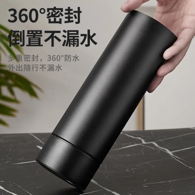 【DODER】316不鏽鋼保冷保溫瓶杯 磁吸茶水分離泡茶杯 戶外旅行隨行杯 環保杯/咖啡杯/水壺/水瓶(480ml)