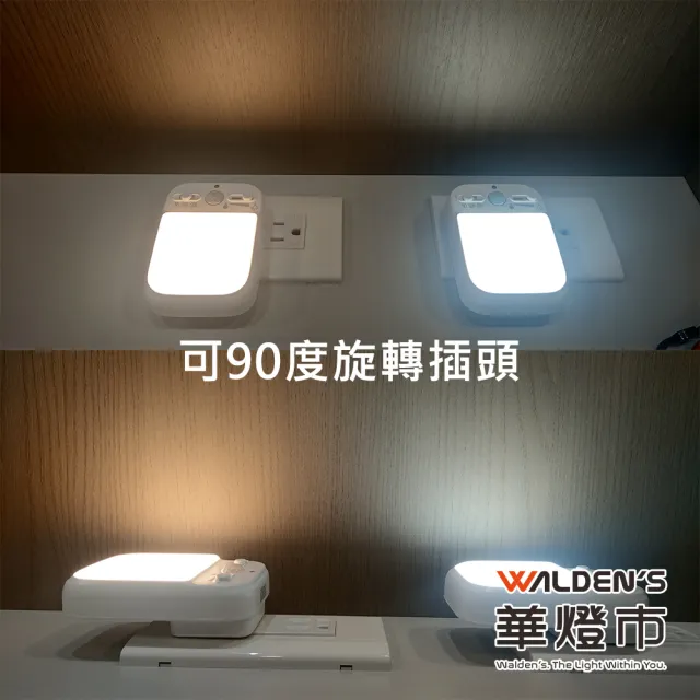 【華燈市】LED 2W紅外線感應燈(可調光調時間 室內感應燈 隨插即用)
