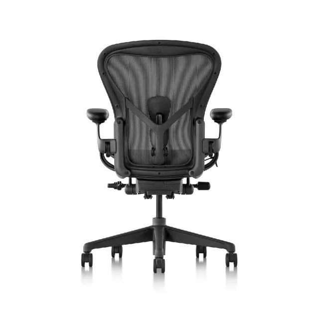 【Herman Miller】Aeron 全功能 - 石墨黑｜B SIZE｜世代家具｜原廠授權代理商(人體工學椅/電腦椅/辦公椅)