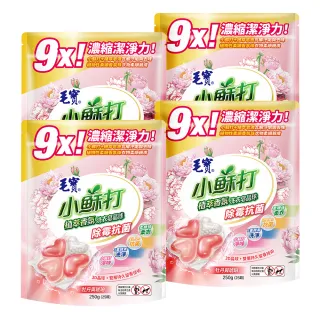 【毛寶】小蘇打植萃香氛洗衣皂晶球-除霉抗菌(25顆X4袋)