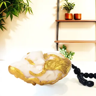 【浚松嚴選】招正財 防小人 描金梅花狐狸多功能掛件(狐狸的狐通福音 能帶來福氣與好運)