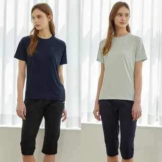 斷碼福利PUMA科技竹節涼七分褲套-女(U)