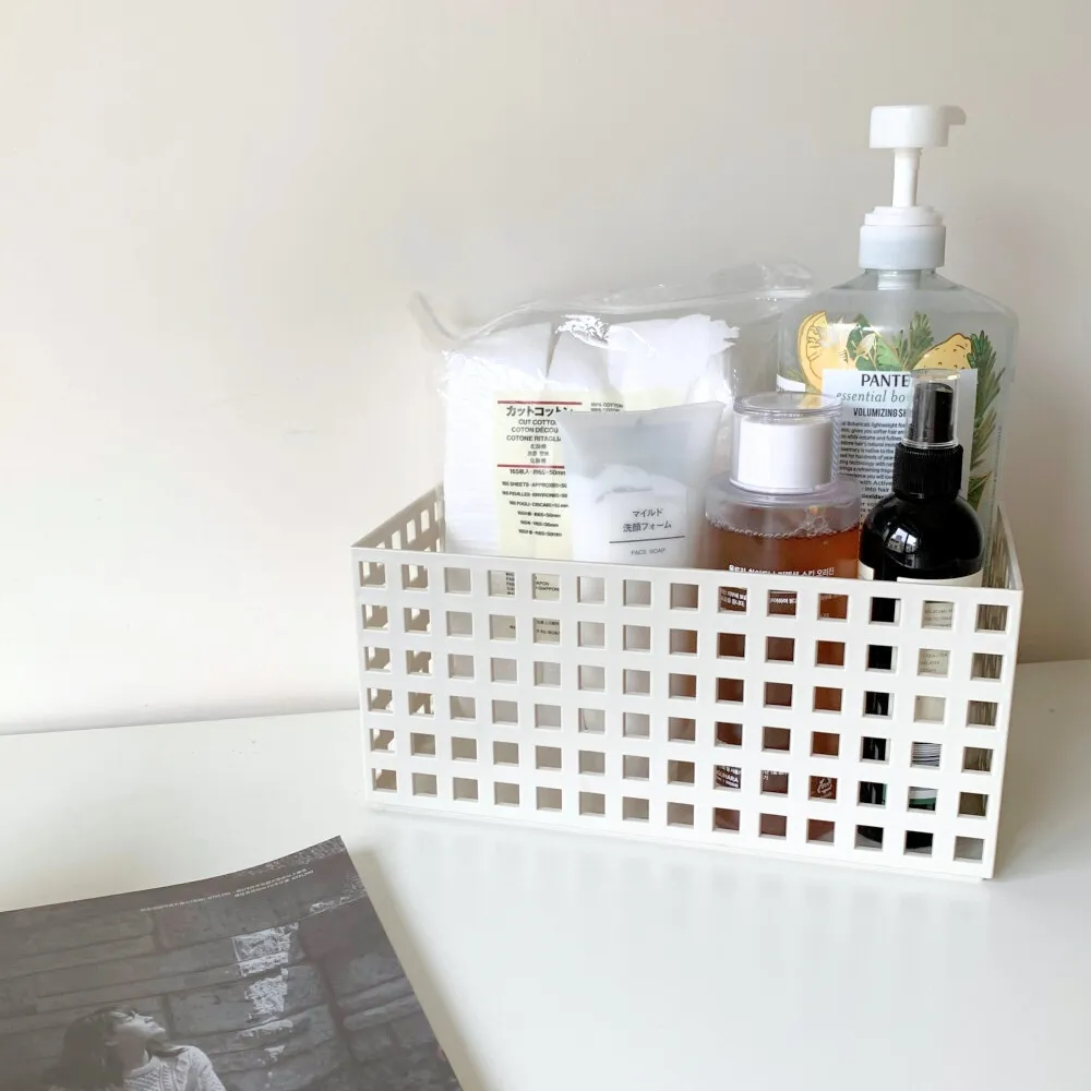 【GINII 基尼家居】LECO積木系列收納籃 收納盒 桌上置物盒  L28xW14xH13cm 台灣製  3入 G14072F