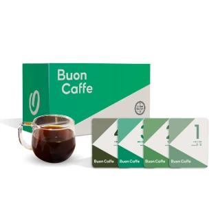 【Buon Caffe 步昂咖啡】國際高分評鑑Coffee Review濾掛咖啡1盒入 附提繩 禮盒 非現烘(10gx20包/盒)