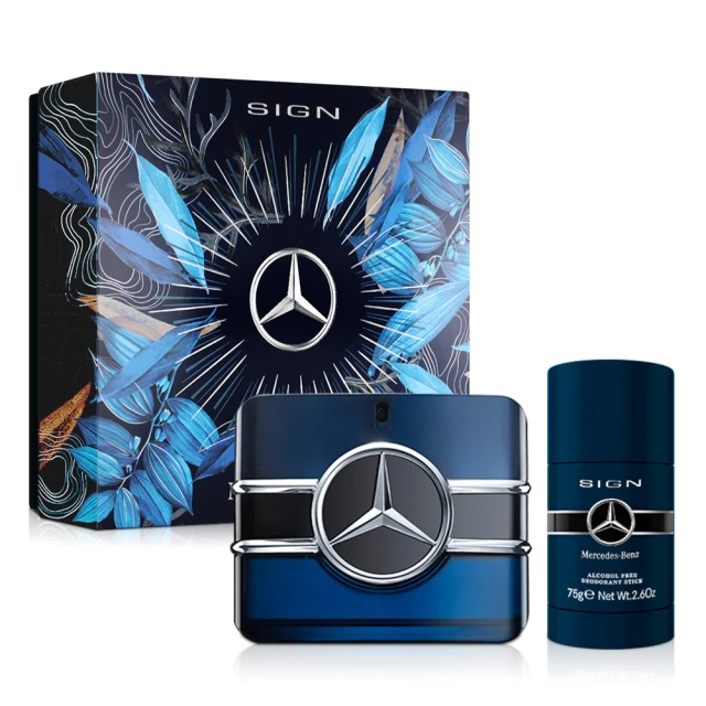 Mercedes-Benz 賓士Mercedes-Benz 賓士 星芒男性淡香精禮盒-淡香精100ml+體香膏75g(專櫃公司貨)