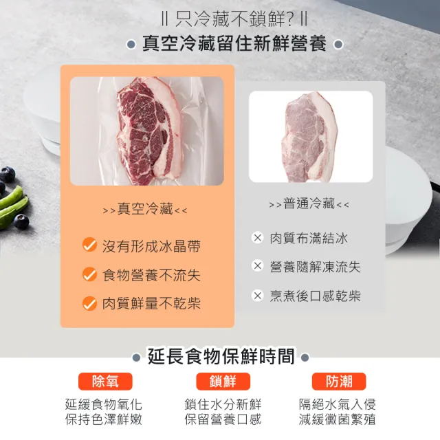 【麥瑞】SGS認證 食品級加厚真空袋 10x15cm/100入(封口機真空袋 密封袋 保鮮袋 真空包裝袋 收納保鮮袋)