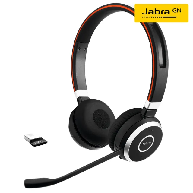 【Jabra】Evolve 65 SE耳罩式商務無線藍芽耳機麥克風(藍牙無線頭戴式立體聲耳機麥克風)