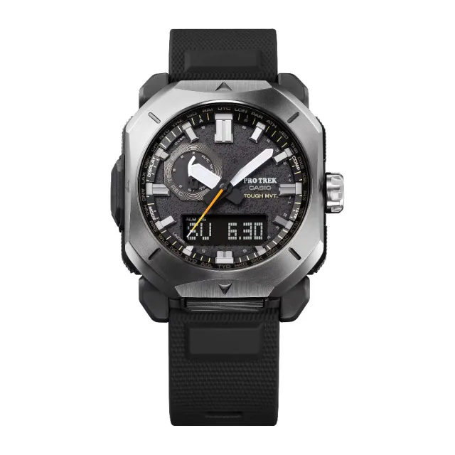 CASIO 卡西歐】世界六局電波太陽能大自然愛好者潮流腕錶44.8mm(PRW