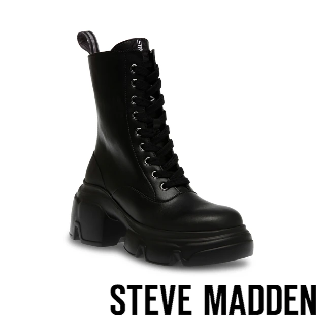 steve madden SABINE 麂皮尖頭細跟短靴(黑