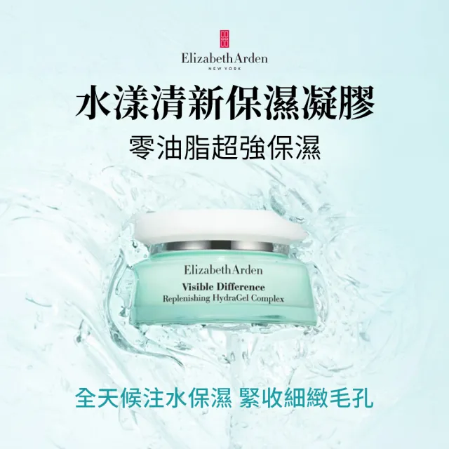 【伊麗莎白雅頓】官方直營 水漾清新保濕凝膠75ml 2入組 Elizabeth Arden(補水保濕/毛孔隱形)