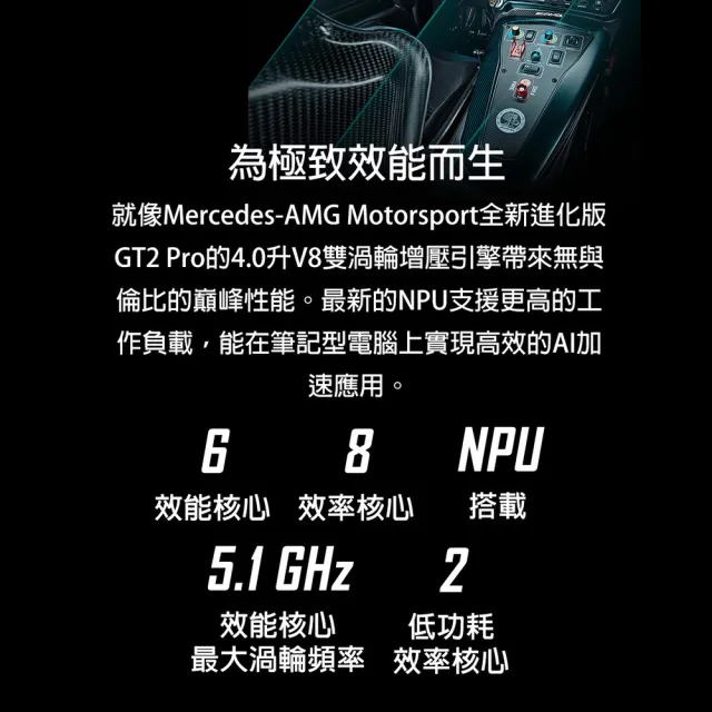 【MSI 微星】16吋RTX4070賓士AMG限量聯名電競筆電(Stealth 16/Ultra9/32G/2T/W11P/A1VGG-263TW)黑神話悟空