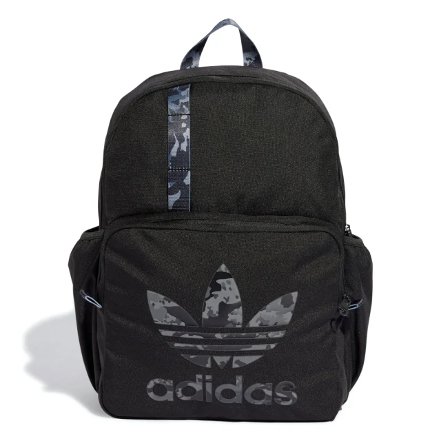 adidas 愛迪達 CAMO BACKPACK 黑色 運動包 書包 旅行包 登山包 三葉草 後背包 IX6824