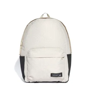 【adidas 愛迪達】CLSC BP Seasona 米黑色 雙肩背包 學生 書包 運動 休閒 後背包 IY5352