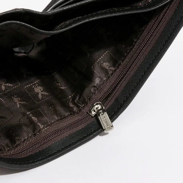 【PLAYBOY】基本短夾 Honour系列(黑色)