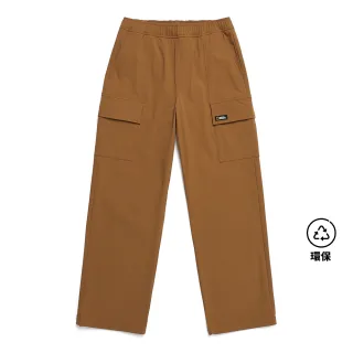 【國家地理服飾官方旗艦】男女同款 ARCHELON 平織直筒長褲 - 土橘色(輕盈高彈性)