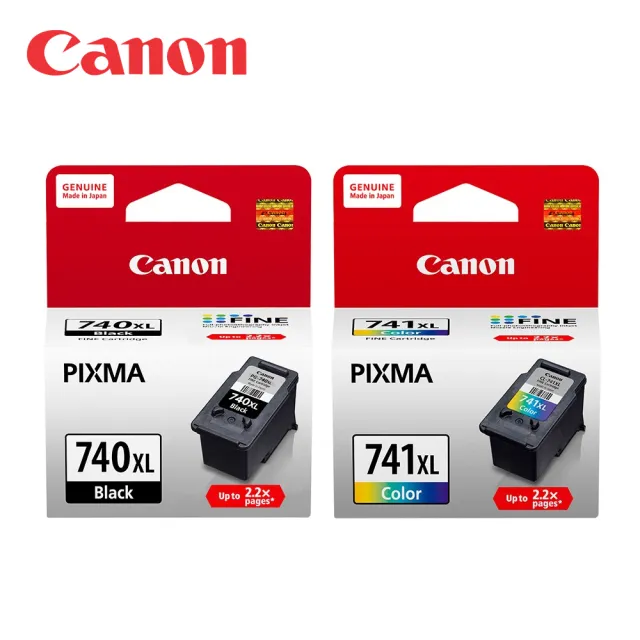 【Canon】1黑1彩組★PG-740XL+CL-741XL 高容量原廠墨水匣 適用 MG3670