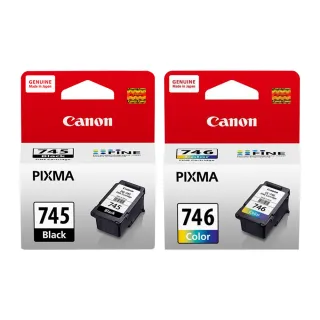 【Canon】1黑1彩組★PG-745+CL-746 原廠墨水匣 適用 TR4670 MG3070