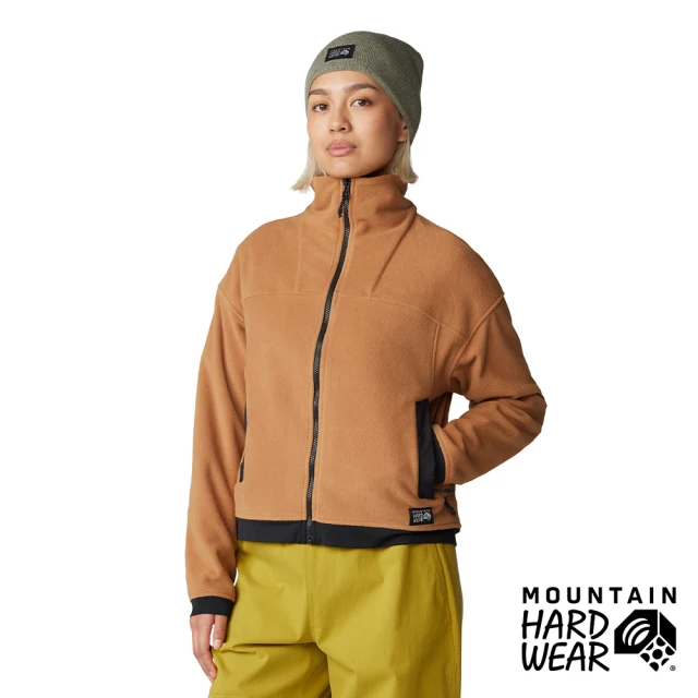 Mountain Hardwear Powder Maven Fleece Full Zip Jacket 高領保暖刷毛短版外套 女 銅紅土#2077661