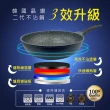 【PERFECT 理想】韓國晶鑽2代IH不沾平底鍋32cm無蓋粉紅 韓國製造(可用於IH爐及各式爐具)