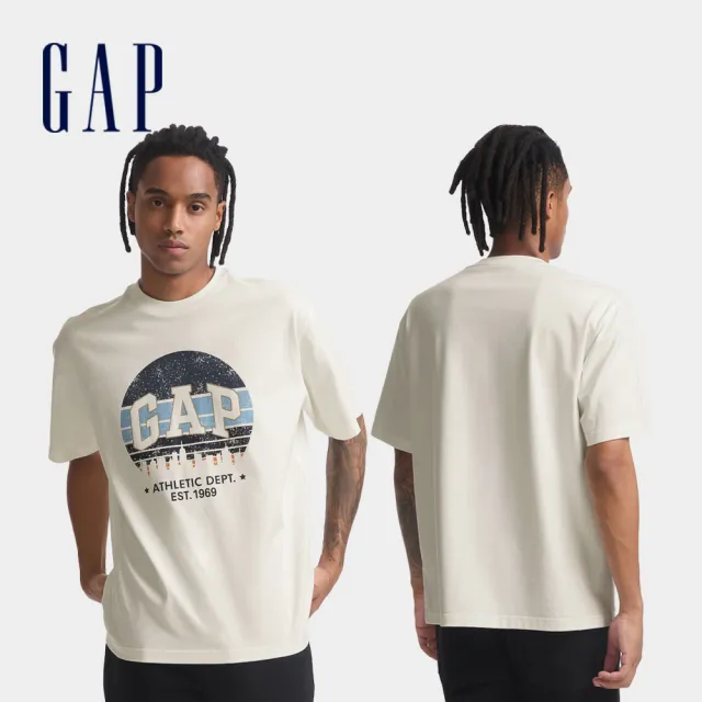 【GAP】男女裝 Logo/小熊布章純棉圓領短袖T恤-多款任選(637270&637867&637606)