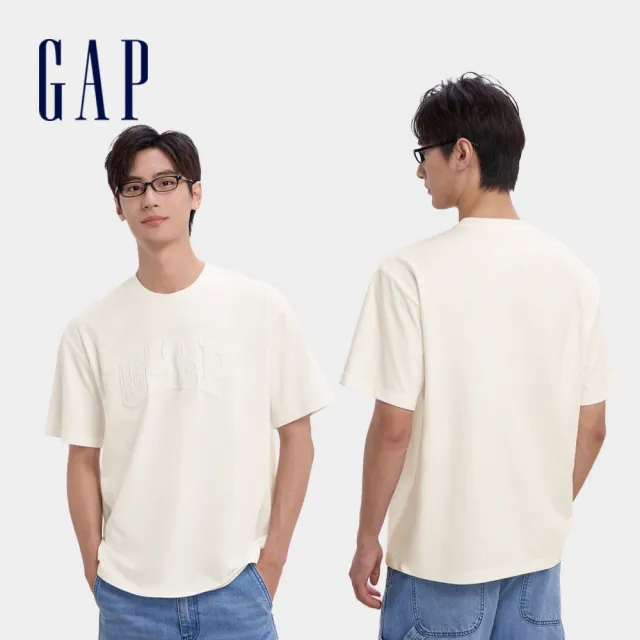 【GAP】男女裝 Logo/小熊布章純棉圓領短袖T恤-多款任選(637270&637867&637606)