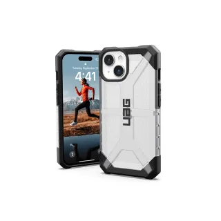 【UAG】iPhone 15 耐衝擊保護殼-透明(吊繩殼 支援無線充電)