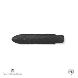 【Faber-Castell】Graf von Faber-Castell 頂級真皮  單筆筆套-黑(原廠正貨)