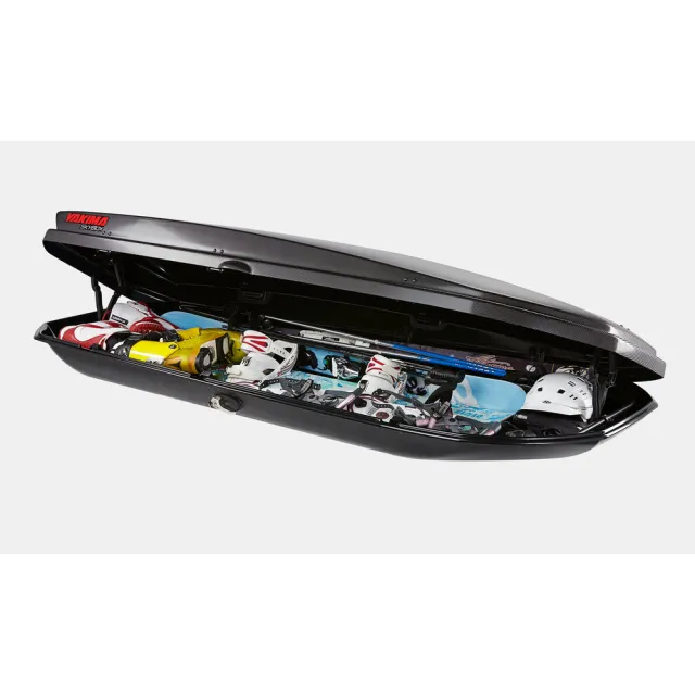 【YAKIMA】SkyBox LoPro Carbonite 車頂箱(天空行李箱黑色/碳纖質感)