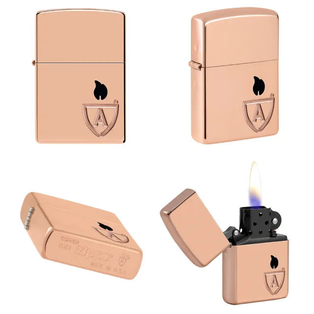 【Zippo】Armor實心銅殼防風打火機(美國防風打火機)