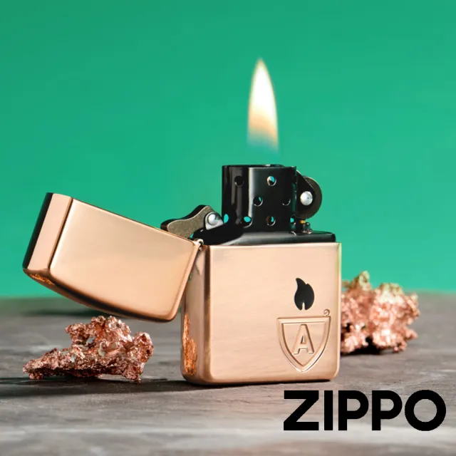 【Zippo】Armor實心銅殼防風打火機(美國防風打火機)