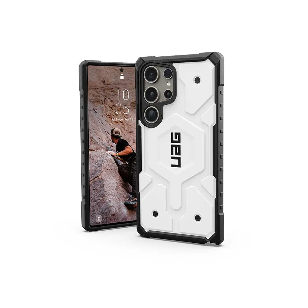 【UAG】Galaxy S24 Ultra 磁吸式耐衝擊保護殼-白(支援MagSafe功能)