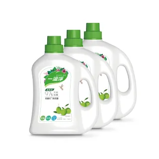 【一滴淨】有機天然酵素洗衣露2000ml 三件組(柿子/苦楝子)