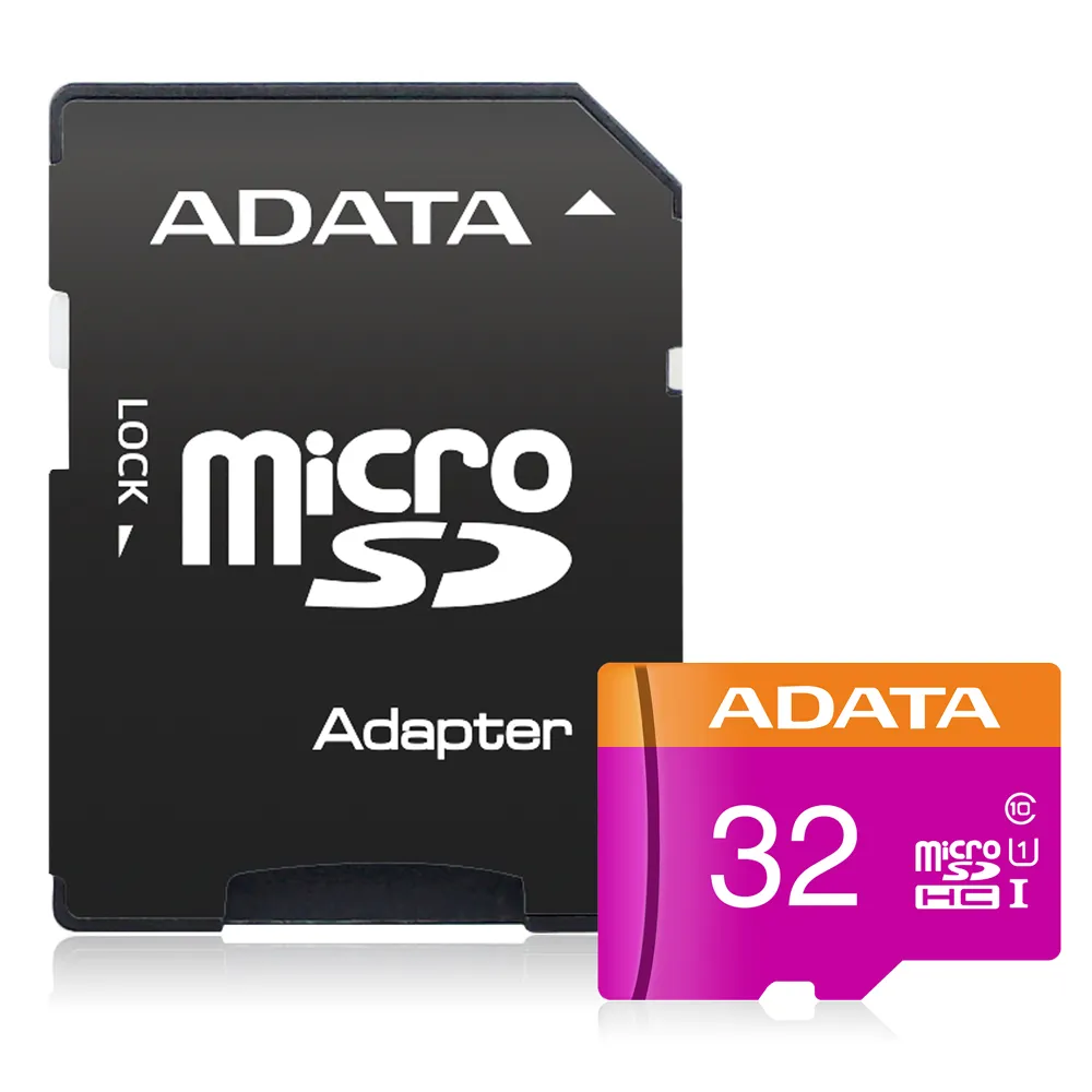 【ADATA 威剛】32G Premier microSDHC UHS-I U1 記憶卡(全新改款 附轉卡)