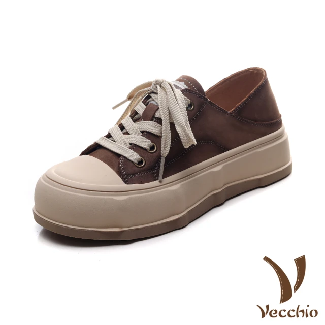 Vecchio 真皮休閒鞋 厚底休閒鞋/全真皮頭層牛皮兩穿法