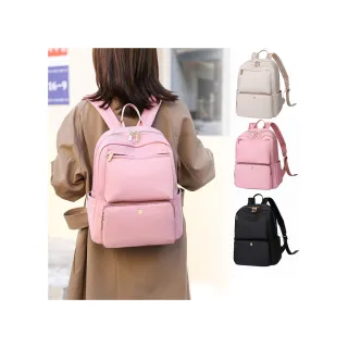 【SPRING】交換禮物 尼龍輕量後背包大容量學生後背包旅行後背包-多色(百搭通勤大容量旅行後背包)