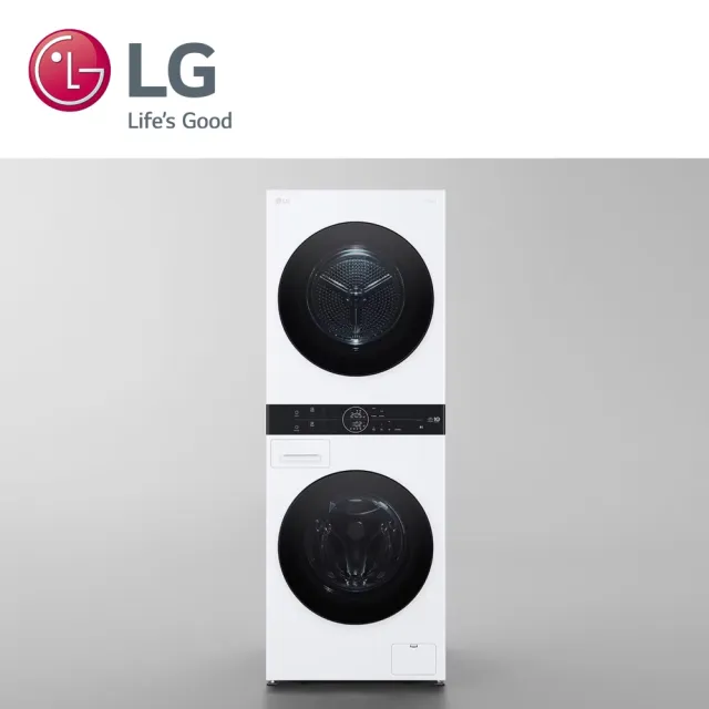 【LG 樂金】1310洗衣塔×608公升冰箱〔1+1超值組〕(WD-S1310W+GR-HL600MBN)