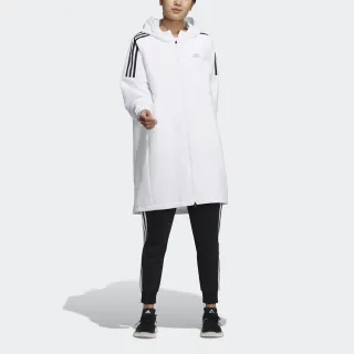 【adidas 愛迪達】運動服 長版 風衣外套 女外套 LONG WV JKT(HG1848)