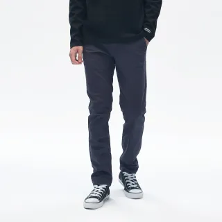 【JEEP】男裝 休閒直筒長褲(藍色)