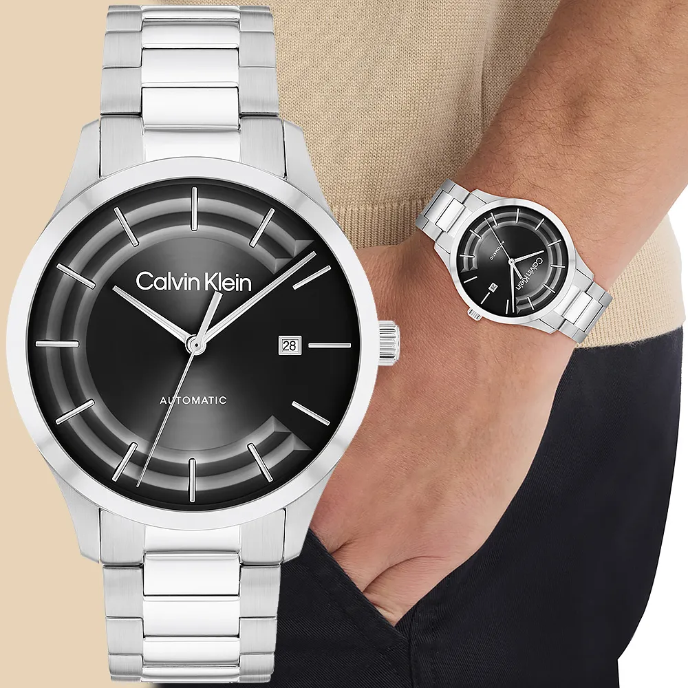 【Calvin Klein 凱文克萊】CK Iconic 簡約機械錶-40mm 99狂買節(25300021)