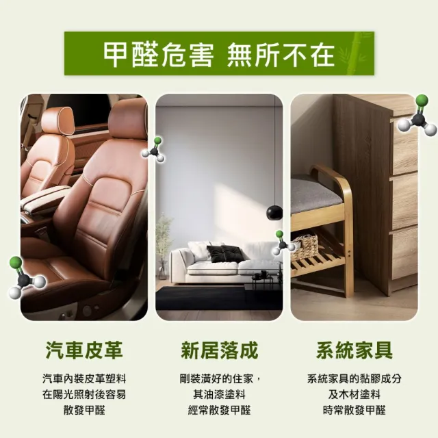 【Have Green Days 綠綠好日】多功能除臭去味活性碳碳包 3入