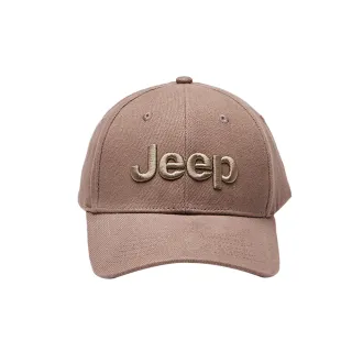 【JEEP】經典品牌LOGO休閒棒球帽(咖啡色)