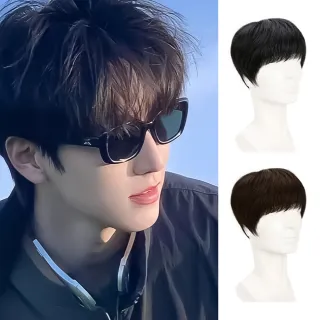 【麗髮新生】時尚韓版男士假髮 補髮假髮片 日常蓬鬆補髮片 學生頭(禿頭補髮/地中海假髮)