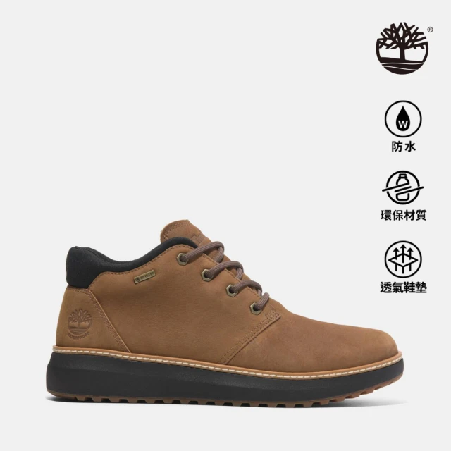 TimberlandTimberland 男款鐵鏽色GORE-TEX皮革中筒休閒靴(A6A8NEM7)