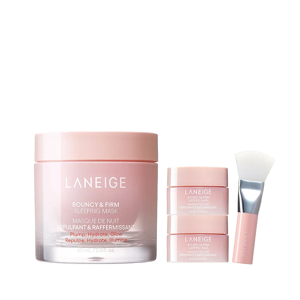 【LANEIGE 蘭芝】粉澎潤睡美人晚安面膜 60ml(全新上市 官方直營)