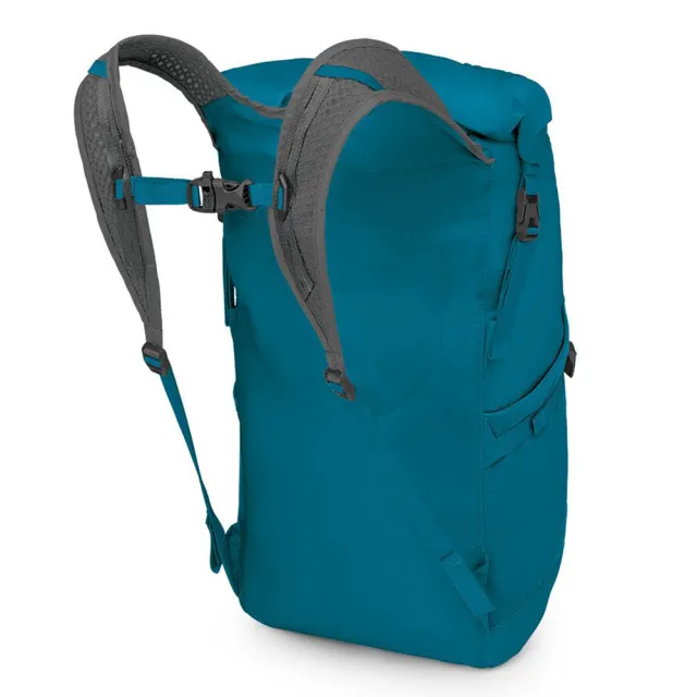 【Osprey】雙11 Ultralight Dry Stuff Pack 輕量防潑水背包 海濱藍(防水包 攻頂包 運動背包 旅 