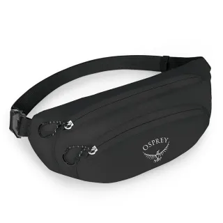 【Osprey】UL Stuff Waist Pack 輕量休閒腰包 黑色(運動腰包 旅行腰包)