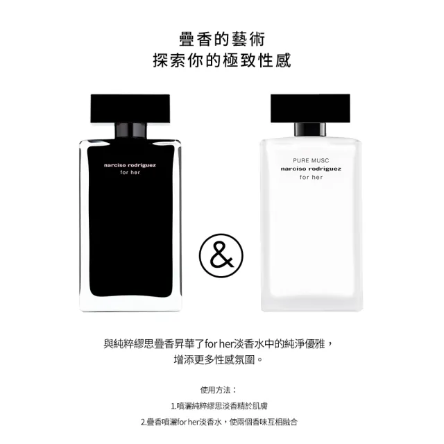 【NARCISO RODRIGUEZ納西索 官方直營】for her 同名淡香水 50ml