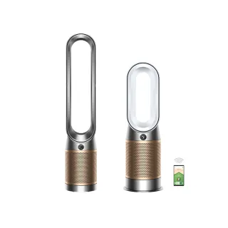 【dyson 戴森】HP09三合一甲醛偵測涼暖清淨機(鎳金色)+TP09二合一甲醛偵測清淨機(白金色)(超值組)